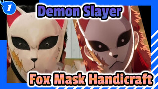 [Demon Slayer / Handicraft] Handmaking Sabito Cosplay Mask_1