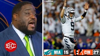 Damien Woody breaks down Bengals' victory overshadowed by injury to Dolphins' Tua Tagovailoa