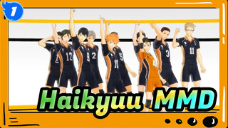 [Haikyuu!! MMD]Tim Bola Voli Kalasuya - 1 2 3_1