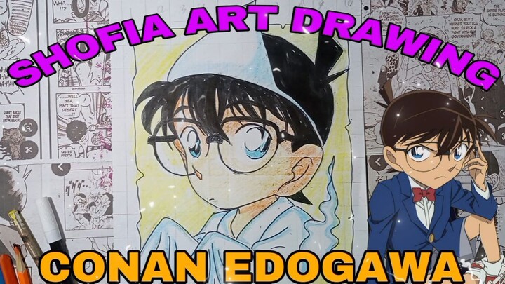 drawing conan EDOGAWA