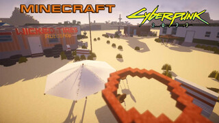 Minecraft: Butuh 5 hari 30 jam untuk menirukan adegan cyberpunk!