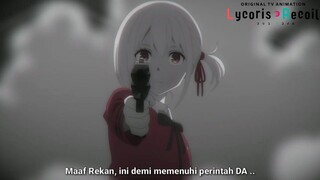 Kenapa Chisato bisa mati .. - Lycoris Recoil Episode 02