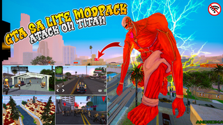 Game Gta Sa Lite Mod Attack On Titan Android Versi Terbaru Best Grafic Viral