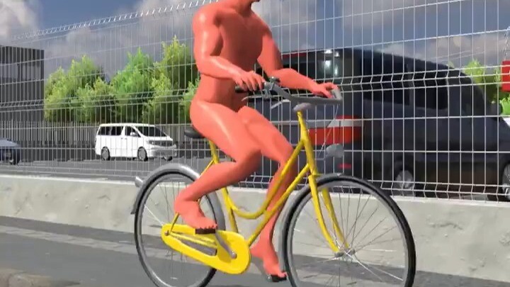 Fifth bullet: Invented a magic tool to solve the problem of bicycles being blocked by cars leaving t