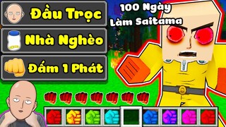 JAYGRAY THỬ THÁCH 100 NGÀY LÀM SAITAMA SINH TỒN TRONG MINECRAFT*TRỞ THÀNH ONE PUNCH MAN ĐẤM 1 PHÁT 👊