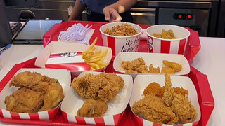 泰国美食：测评泰国肯徳鸡和国内有什么不一样还是挺特别的