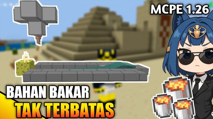 Bahan Bakar Tak Terbatas MCPE1.26 | INFINITE LAVA