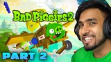 THIS GAME IS SUPER DIFFICULT PART 2 | BAD PIGGIES GAMEPLAY #2 TECHNO GAMERZ
