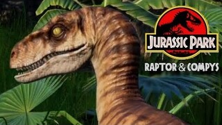 JP2 Raptor Hunting Compsognathus (Scientifically Accurate) Jurassic World Evolution Mods (4K 60FPS)