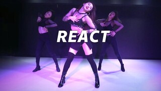 Saya sangat senang, cover seksi Miaomiao "REACT" [Pocket Dance]