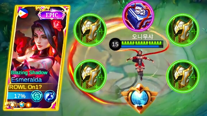 ESMERALDA IS THE NEW MASHA? +4 GUARDIAN HELMET BUILD WHAT HAPPEN? | MLBB