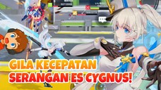 GILA KECEPATAN SERANGAN ES CYGNUS! - Starward Mecha Girls