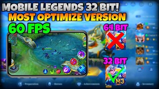 The Most Optimize Mobile Legends! For low-end Devices!