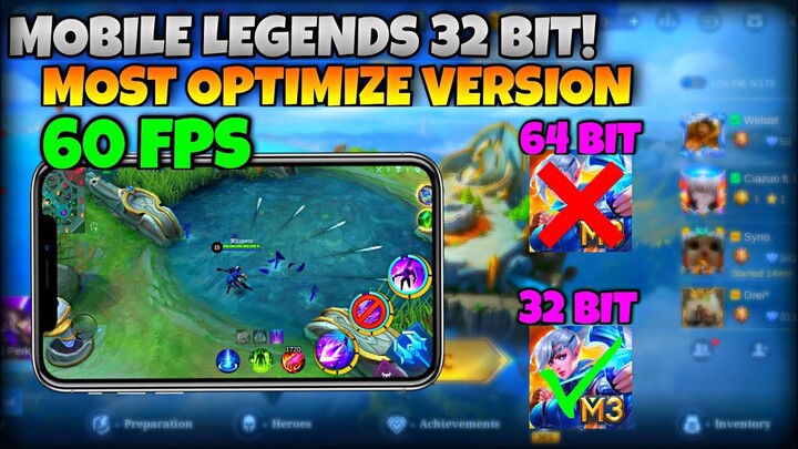 The Most Optimize Mobile Legends! For low-end Devices!