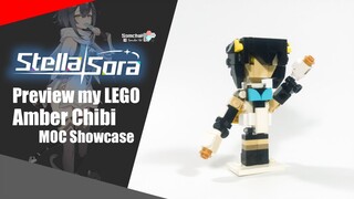 Preview my LEGO Stella Sora Amber Chibi | Somchai Ud