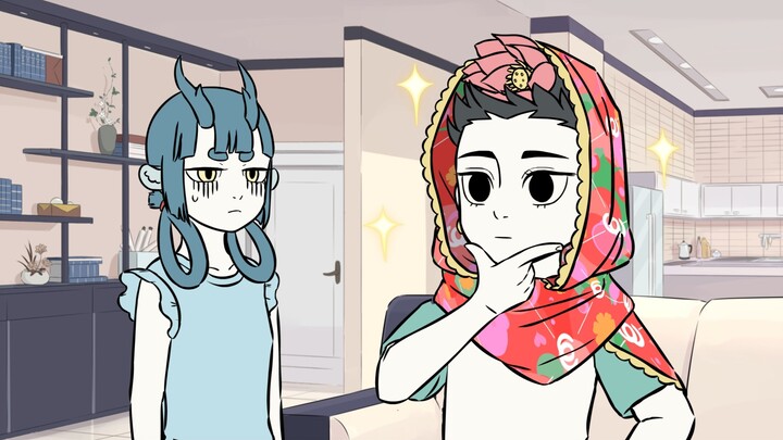 #Non-Human World# Oh! Who’s this adorable little guy? It’s Nezha!