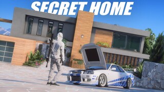 TEMPAT PERSEMBUNYIAN BARU, KERUSAKAN SKYLINE GTR R34 ! GTA V ROLEPLAY