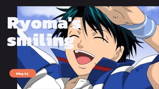The limited big smile of Ryoma Echizen Prince of Tennis.