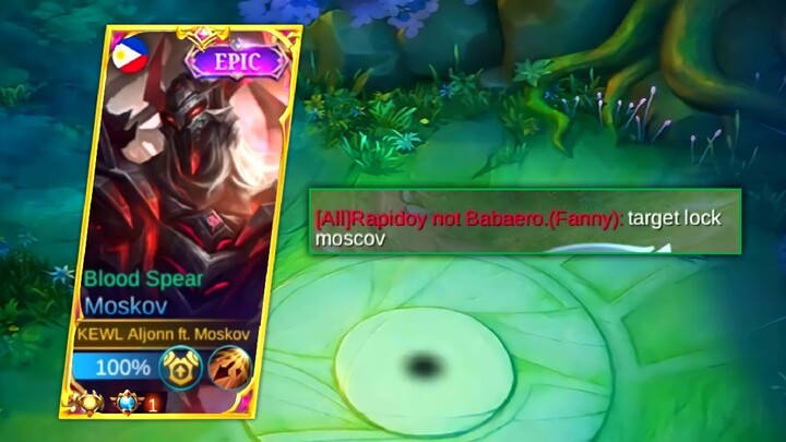 FANNY TARGET LOCK MY MOSKOV | INSTANTLY REGRET IT - MLBB