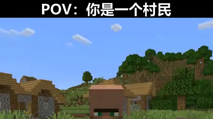 Minecraft: Villagers have it so tough their whole lives!