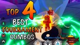 TOP 4 BEST COMBOS in TOURNAMENT DIMENSION | ANIME FIGHTING SIMULATOR| MY LIST