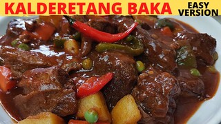 KALDERETANG BAKA | Beef CALDERETA l How to Cook