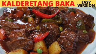 KALDERETANG BAKA | Beef CALDERETA l How to Cook