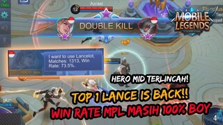 HERO MID INI WINRATE NYA MASIH 100% DI MPL!! DULU OP BANGET! MANTAN TOP 1 LANCE BOY