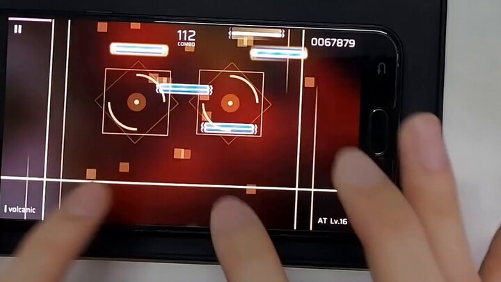 [Phigros Two Fingers] Break through the personal two-finger limit! Two Finger Volcano AT16 fc-2!