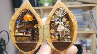 Walnut Cottage Mini Scene Disesuaikan Gaya Nautical Steampunk