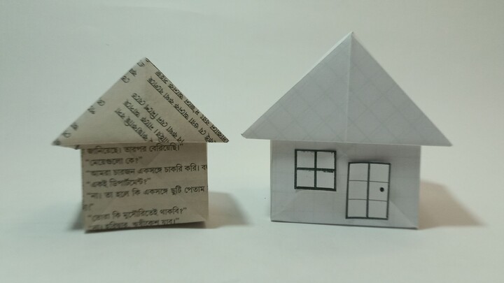 I Made a Box That Looks Like a Little Hut! 🏠 | Origami DIY