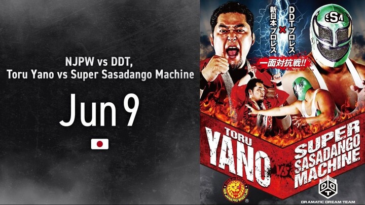 NJPW vs DDT - Toru Yano vs Super Sasadango Machine - 9 June 2025