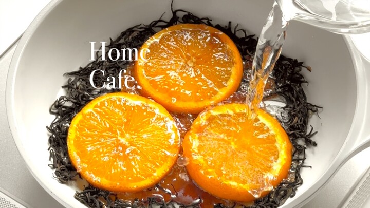 Who came up with this?! Roasted orange with hot black tea 🍊 — so delicious I’m speechless! ❗️