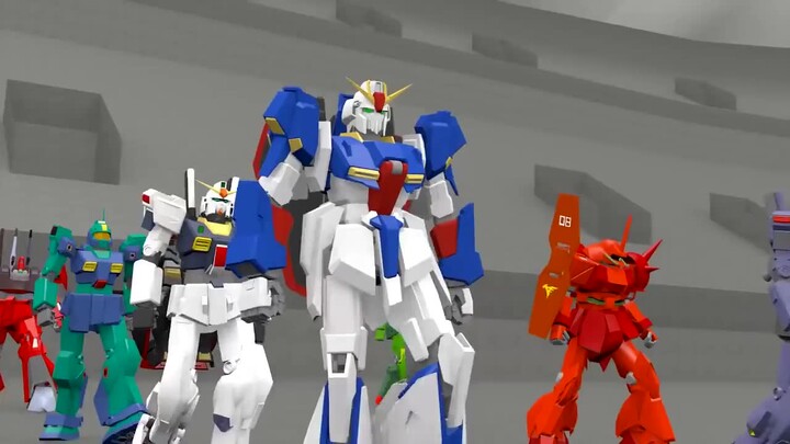 Z Gundam Soccer Cup AEUG vs. Titans [Hoạt hình CG Tượng cát Gundam] (Phụ đề cá nhân)