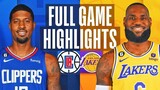 LAKERS vs CLIPPERS FULL GAME HIGHLIGHTS | November 18, 2022 | Lakers vs Clippers Highlights NBA2K23