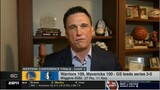 Tim Legler praises Steph Curry led the Warriors beat Mavs 109-100 in Game 3 and leads series 3-0