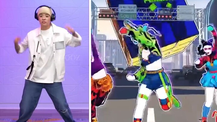 لقد رأيت أمبر ترقص على أغنية ITZY "Wannabe"! لعبة تحدي Just Dance 240317 [ليو يي يون أمبر ليو]