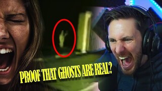 TOP GHOST FOOTAGE PROOFING THAT GHOSTS DO EXIST - SLAPPED HAM REACTION