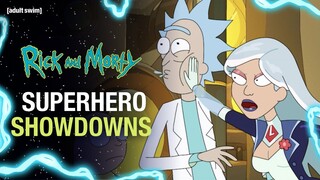 Superhero Showdowns | Rick and Morty | adult swim