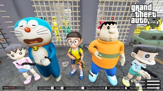 GTA 5 Mod - Biệt Đội Doremon Nobita Đi Giải Cứu 5 Anh Em Siêu Nhân Cuồng Phong