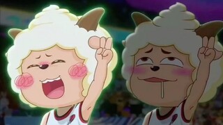 Meiyangyang is injured, and the coach lets Lazy Sheep, who can’t dribble, play as point guard!