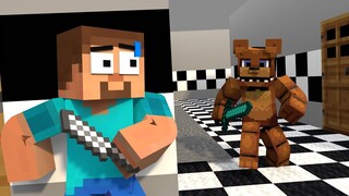 Monster School: Night in Freddy Restaurant - Sad Story | Minecraft Animation