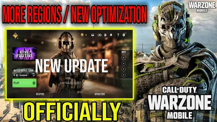Warzone Mobile New Update (OFFICIAL NEWS) New Regions More Optimize New Device Compatible | WZM