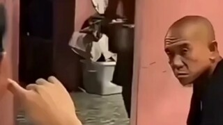 Dude, are you practicing Iron Sand Palm? Oh, it's just stubbornness and sheer grit!