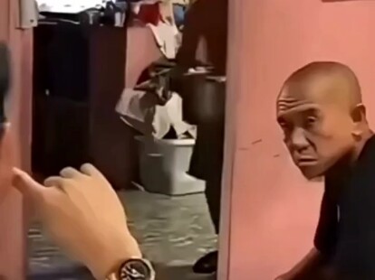 Dude, are you practicing Iron Sand Palm? Oh, it's just stubbornness and sheer grit!