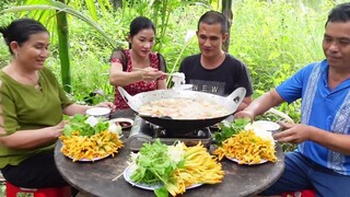 Thánh Lầy nấu bún chao môn bá cháy thiệt