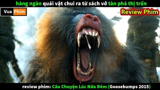 hàng ngàn quái vật chui ra từ quyển sách - review phim Câu Chuyện Lúc Nửa Đêm