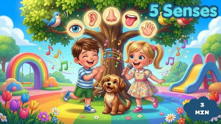 5 Senses I CoCobubbles Nursery Rhymes and Kids Songs