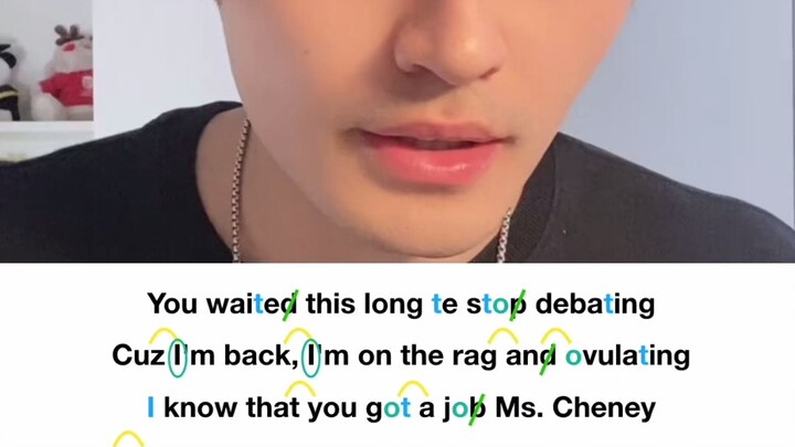 The second half of Verse 1 of "Without Me"