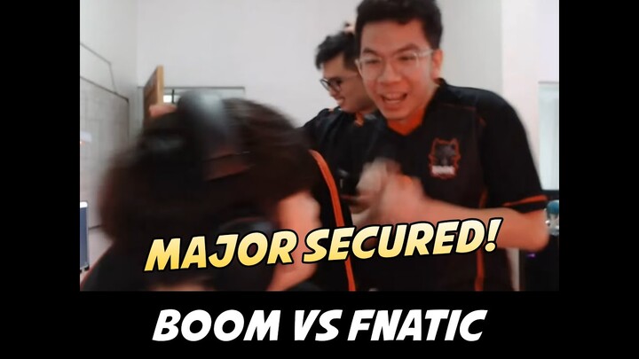 BOOM VS FNATIC - INTENSE GAME!!!